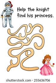 puzzle game with a knight and a princess