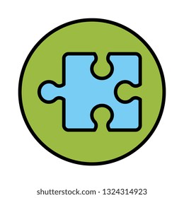 puzzle game piece icon