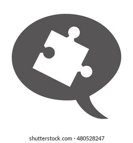 puzzle game piece isolated icon vector illustration design