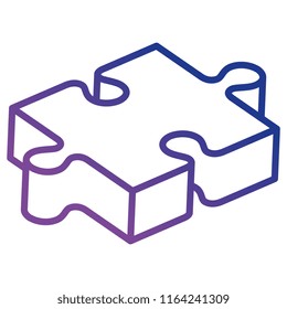 puzzle game piece isometric