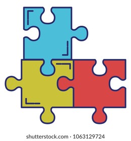puzzle game pieces icon