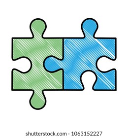 puzzle game pieces icon