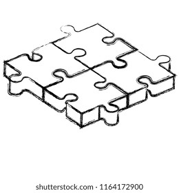 puzzle game pieces icon
