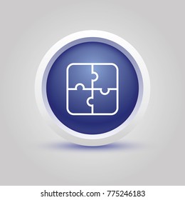 puzzle game pieces icon