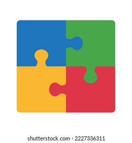 puzzle game pieces solutions icon