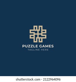 Puzzle Games Casino logo design