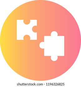 puzzle Gradient Glyph Icon