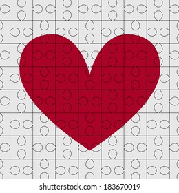 Puzzle heart