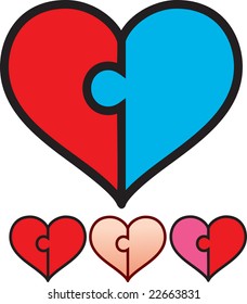 Puzzle heart