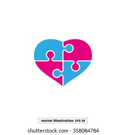 puzzle heart