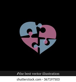 puzzle heart