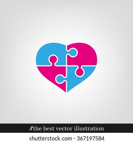 puzzle heart
