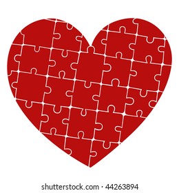 puzzle heart