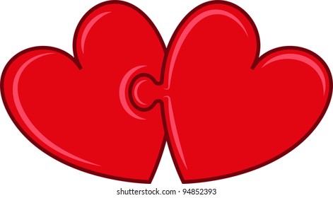 puzzle hearts