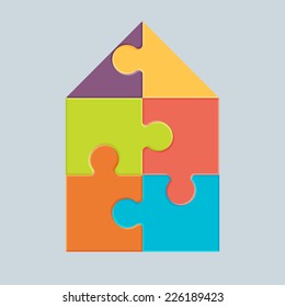 Puzzle house