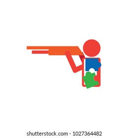 Puzzle Hunt Logo Icon Design