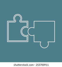 Puzzle icon.