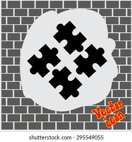 Puzzle icon.