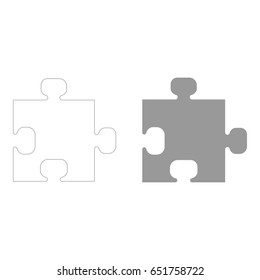 The puzzle  icon .