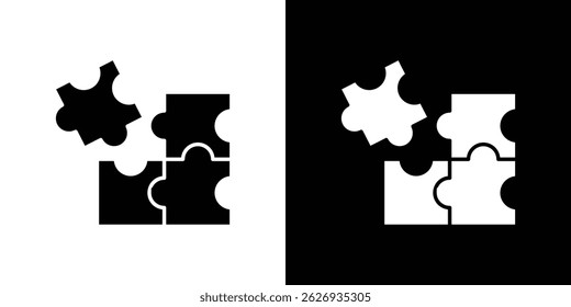 Concepto de icono de rompecabezas, Ilustración vectorial