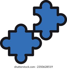 Puzzle icon: "Depicting problem-solving and the interconnection of ideas, inspiring creative solutions and critical thinking."
