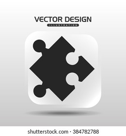 puzzle icon design 