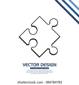 puzzle icon design 