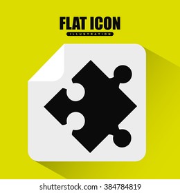 puzzle icon design 
