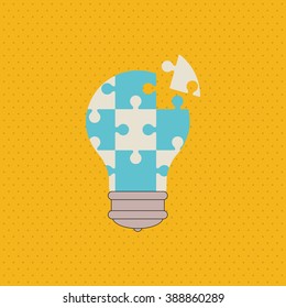Puzzle icon design 