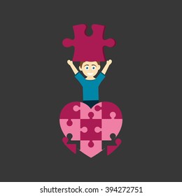 Puzzle icon design