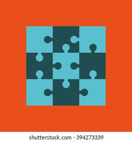 Puzzle icon design