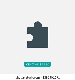 Puzzle Icon Design, Vector EPS10