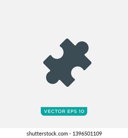 Puzzle Icon Design, Vector EPS10