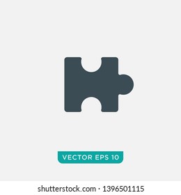 Puzzle Icon Design, Vector EPS10
