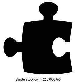 puzzle icon design, vector illustration, best used for presentations