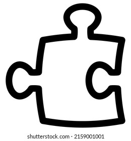 puzzle icon design, vector illustration, best used for presentations