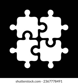 Puzzle icon design vector illustration