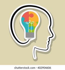 puzzle icon design , vector illustration