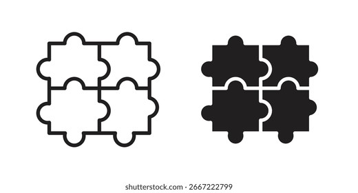 Puzzle icon. doodle graphics vectors