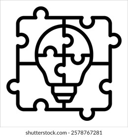 Puzzle Icon Element For Design