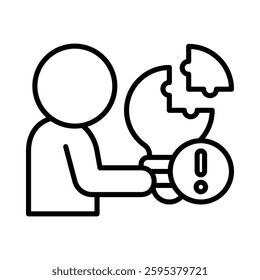 Puzzle Icon Element For Design