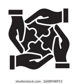 Puzzle Icon Element for Design