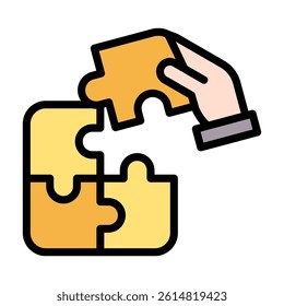 Puzzle Icon Element For Design