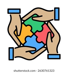 Elemento de ícone de quebra- cabeça para design