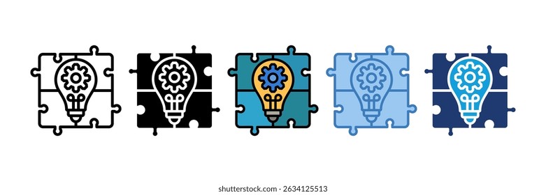 Elemento De Ícone De Quebra-Cabeça Para Design