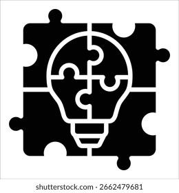 Elemento del icono del rompecabezas para el diseño