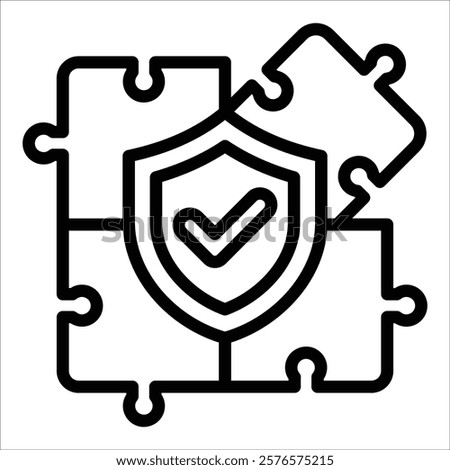 Puzzle Icon Element For Design