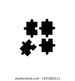 puzzle, icon. Element of web for mobile concept and web apps illustration. Icon for website design and development, app development. Vector