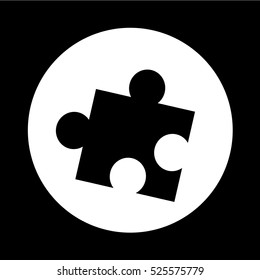 puzzle icon illustration design