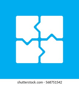 puzzle icon illustration isolated vector sign symbol